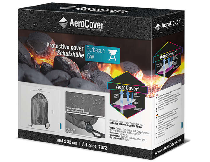AeroCover Atmungsaktive Schutzhülle für Grills Ø 57cm